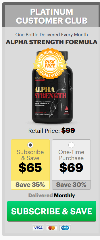 Buy Alpha Strength 1 Bottle